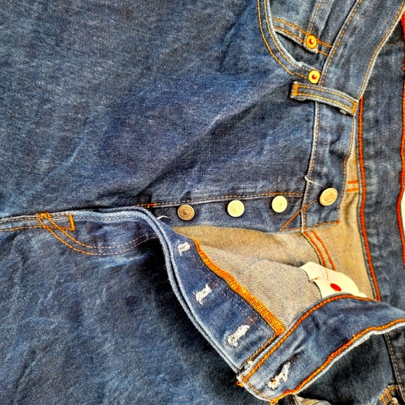 Levis 501 38x38 Mens Button Fly - Picture 2 of 5